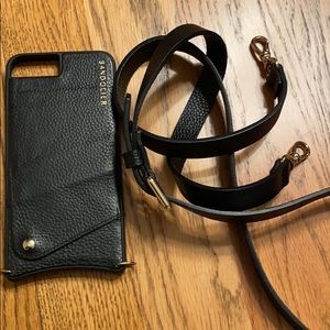 8 plus leather phone case